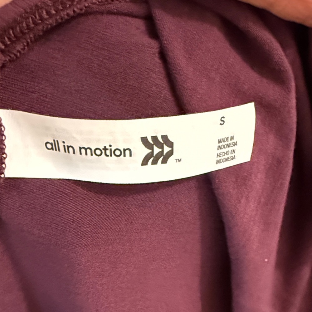 All in Motion Burgundy Long Sleeve Top - Picture 2 of 3